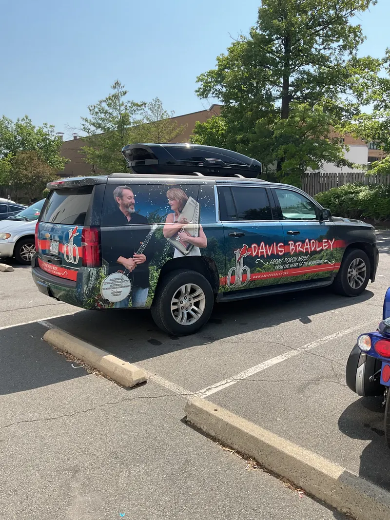 Davis Bradley promotional SUV wrap