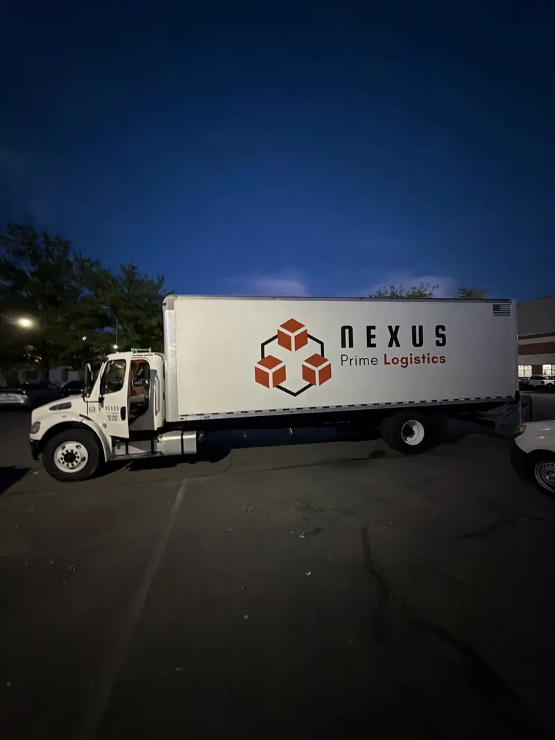 Nexus Prime Logistics box truck branding