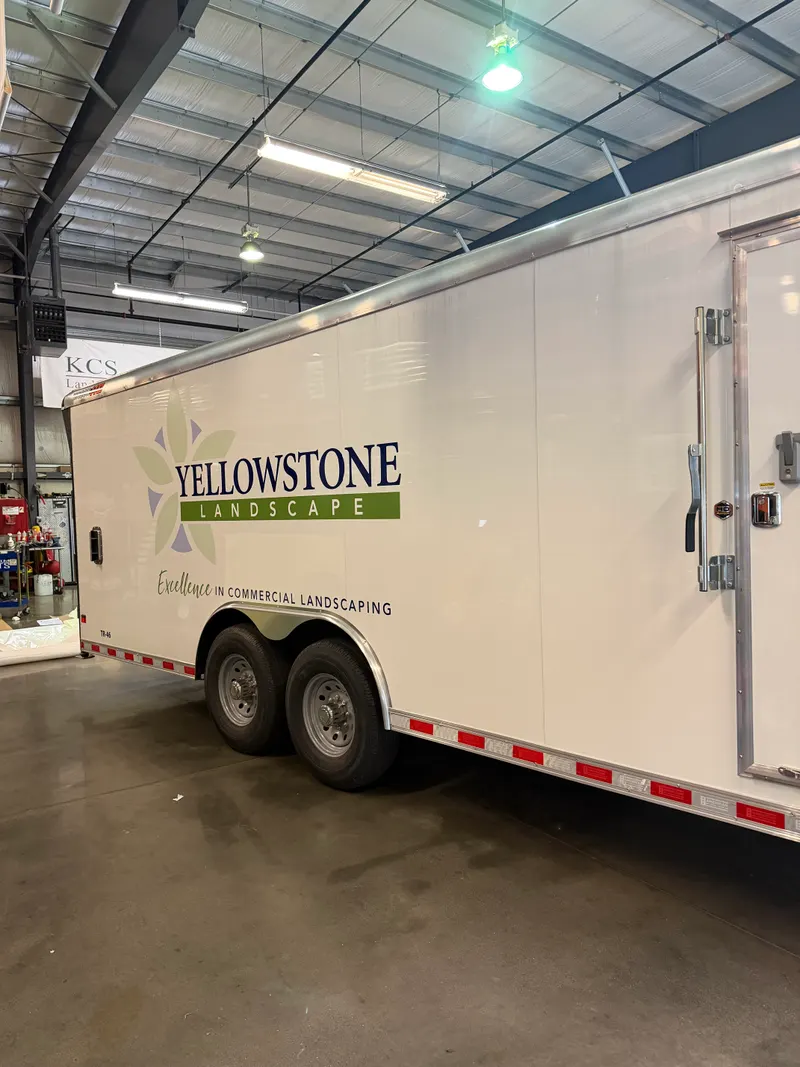 Yellowstone Landscape finished trailer graphics